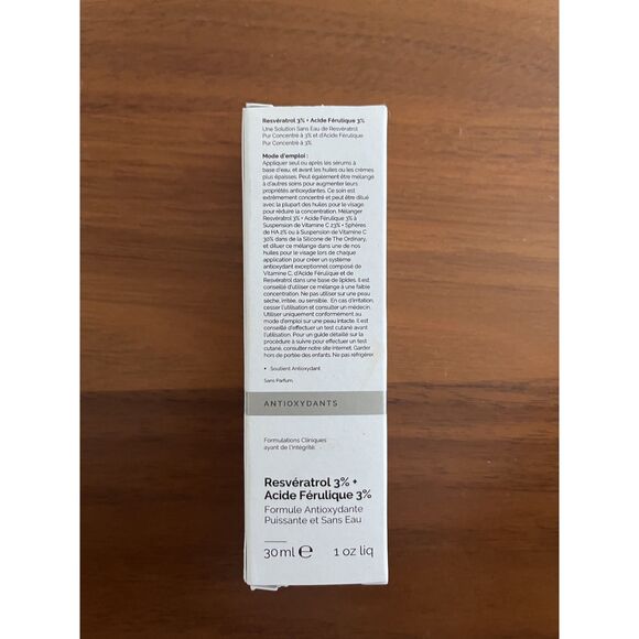 NIB The Ordinary Resveratrol 3% + Ferulic Acid 3%, Antioxidant Serum Anti-Aging - Picture 4 of 5